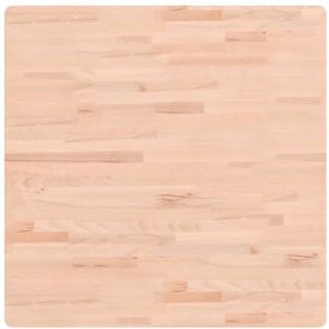 VidaXL Dessus de table 80x80x2,5 cm carré bois massif de hêtre