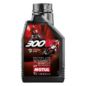 Motul Huile moteur 4T 300V Factory Line route et offroad 10W50 1L