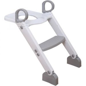 Dreambaby Réducteur de toilettes enfant échelle polypropylène gris/blanc