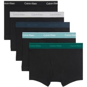 Calvin Klein Boxers Jeans TRUNK 5PK X5 Noir - Taille EU S,EU M,EU L,EU XL