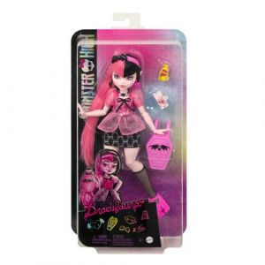 Image de Mattel Monster High 2022 Day Out - MTHKY71 - Poupée articulée 25cm - Personnage Draculaura