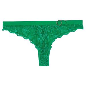 Tanga en dentelle fran&ccedil;aise verte Tokyo