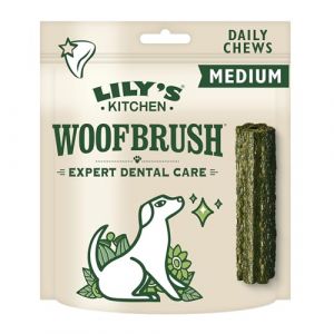 Lily's Kitchen Bâtonnets à Mâcher pour Hygiène Bucco-Dentaire Woofbrush - Friandise pour Chien Moyen (7 x 28g)