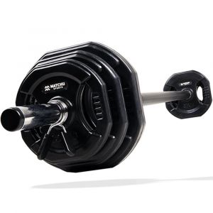 Matchu Sports - Aerobic Langhantel Set I Hantelset mit Langhantelstange 20 KG