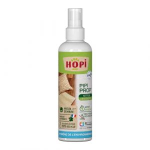 Image de HOPI Détergent Urinaire Chat et Chien - Nettoie Urine et Neutralise Les odeurs - Actif en 5 Minutes - Formulée à Base d’Extraits de Plantes - Facile d’Utilisation - Fabriqué en France
