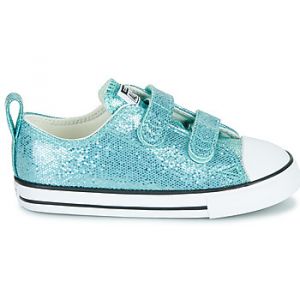Converse Baskets basses enfant CHUCK TAYLOR ALL STAR 2V Bleu - Taille 20,21,22,23,24,25,26