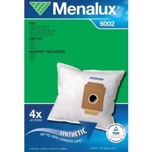 Menalux 6002 - 4 sacs Duraflow pour aspirateurs