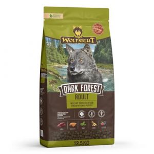 Wolfsblut Nourriture humide pour chien adulte Dark Forest avec gibier et patate douce 12,5 kg