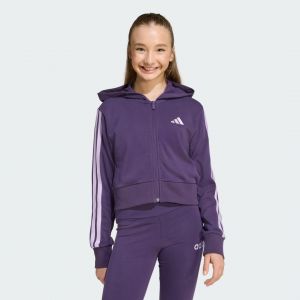 Adidas Sweatshirt zippé à capuche fille essentials