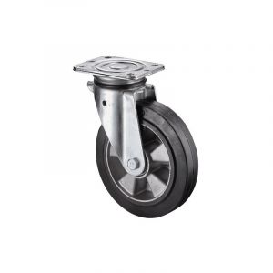 Roulette pivotante de charge lourde n100 bs rollen 1 pièce(s) roulette piv charge lourde n100 ø roue 125mm cap 220kg - bs rollen