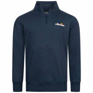 ELLESSE Benevento Hommes Fermeture éclair 1/4 Sweat-shirt SOP23856-Navy