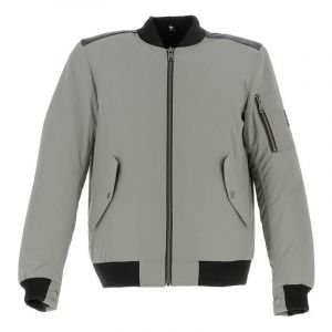 Helstons Blouson Howard Technique Argent Noir - Taille S