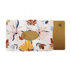 Color Pop Porte-carte rigide (1) Anti-RFID &ndash; Fabrication Fran&ccedil;aise &ndash; PVC Printemps - Protection cartes bancaires - 6 x 91 cm