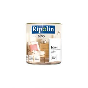 Image de Ripolin Peinture Attitude Foulée urbaine multi-supports Satin 0,5 L Blanc satin