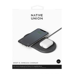 Native Union Chargeur induction Drop wireless noir