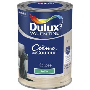 Dulux Valentine Peinture Crème De Couleur Satin Éclipse 1,25 L - Éclipse