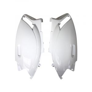 Image de 1tek origine Carenage-coque ar scoot adaptable piaggio 50 zip 2000+ blanc brillant (paire) -p2r-