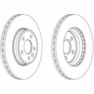 Image de Ferodo 2 Disques de frein DDF1663C