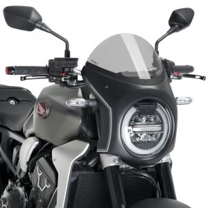 Antonio Puig Bulle RETRO- SEMI CARENAGE NOIR DIAMETRE 195 mm