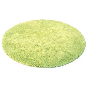 Image de Kinzler J-10083/424 Tapis de Bain Rond en Microfibre Vert Kiwi 90 cm