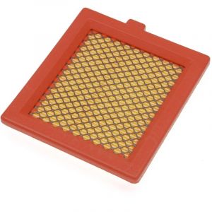 Vhbw Filtre de rechange (1x filtre à air) compatible avec Castelgarden/GGP/STIGA SV150, SV150M tondeuse à gazon - 12,2 x 10,8 x 2cm, orange / jaune