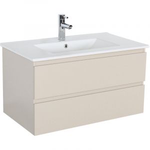 Meuble simple vasque 80cm + vasque SORRENTO