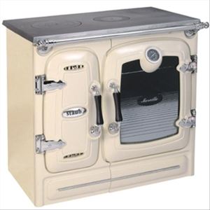 Image de Franco Belge 4341101 - Cuisini&egrave;re Merville bois dessus fonte 11 kw