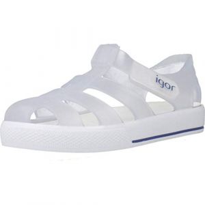 Image de Vigor Sandalias de Agua Estilo cangrejeras Con Velcro de Blanco, 32