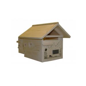 Cr&eacute;astuce BOITE AUX LETTRES BOIS : LA COMBE AUX CERFS 2 PORTES