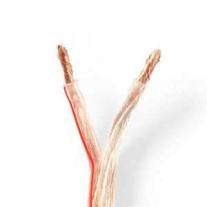 Nedis C&acirc;ble haut parleur CAGW6000TR250 25.0 m