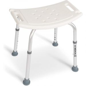 Siège de douche - Bm Médical TD-50SD - hauteur réglable, poignées, supports pommeau de douche - Anti-dérapants