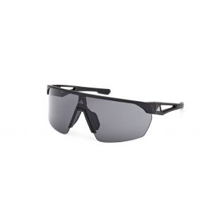 Adidas Sport Unisex SP0103 ANEMO 02A Lunettes de soleil Injecté Noir Fumée Masque Normale