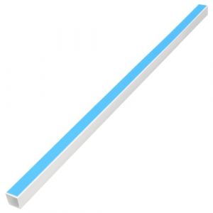 VidaXL Goulotte de Câble Auto-adhésive, Protège-câble, Protecteur de Câble, Cache-Cordon, Gestion de Câble de Bureau Intérieur, 25x25 mm 10 m PVC