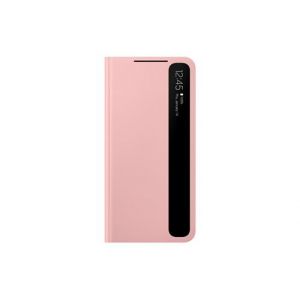 Samsung Coque S21 Clear View rose