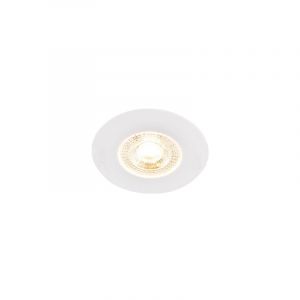 Qazqa Ulo - led Dimmable Spot encastrable Moderne variateur inclus - 1 lumière - ø 82 mm - Blanc - Moderne - Éclairage intérieur - Salon i Chambre