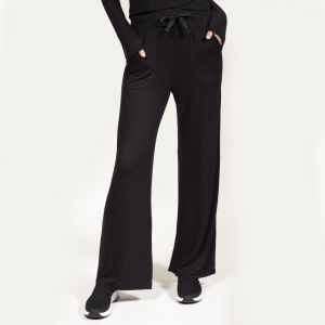 Isotoner Pantalon Homewear femme douceur et ultra confort Noir - Couleur Noir - Taille L