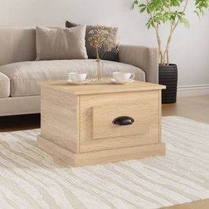 VidaXL Table basse Chêne sonoma 50x50x35 cm Bois d'ingénierie - Chêne sonoma