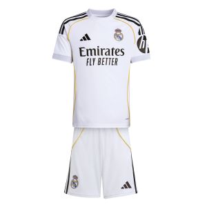 Adidas Ensemble de football real madrid h 25/26 enfant blanc