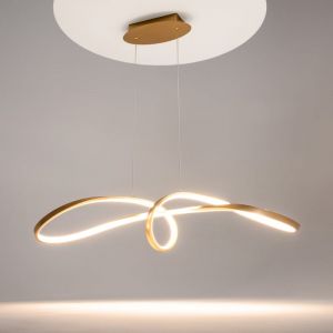 Maytoni Curve Suspension &agrave; 1 source lumineuse, LED, MOD156PL-L52G4K,