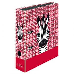 Herlitz MaX.file 50040193 Lot de 1 classeur mignon Motif zèbre 8 cm