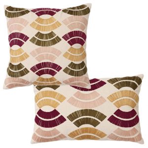 Coussin multicolore en coton 40x40 ZIAG