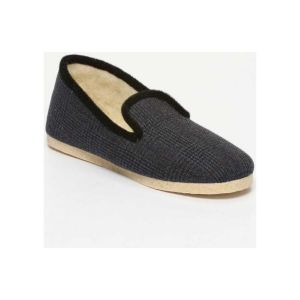 Chaussons La Baker-Street - Ecossais Gris & Noir - 41