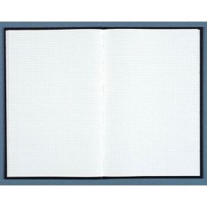 Le dauphin Réf. 755D - 1 Registre - Dimensions 34 X 22,5 cm - imprimé quadrillé 5x5 - petits carreaux - papier intérieur 90 grammes - 496 pages - couverture rigide recouverte d'une toile noire