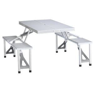 Campart TA-0820 - Table pique-nique pliante 4 places