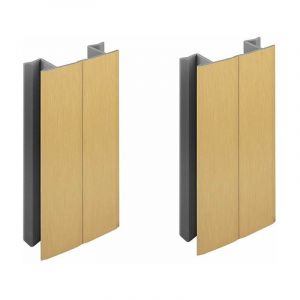 Cyclingcolors 2x Jonction de plinthe 120mm or dor&eacute; multi angle Angulaire Coin Cuisine Connecteur Pied meuble Finition
