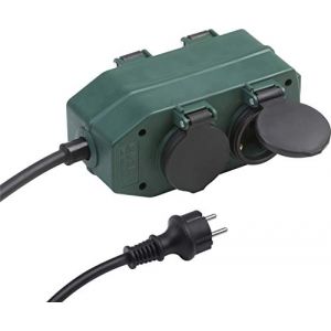 Image de Meister Socket Block 4 fois, de 2 m, vert, IP44