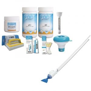 Image de Entretien de la piscine Paquet Small & Aspirateur de piscine AquaCrawl Blanc Ways