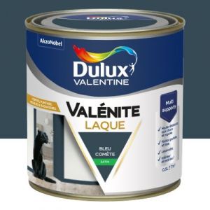 Laque Acrylique Val&eacute;nite Satin-Bleu Com&egrave;te-0.5L