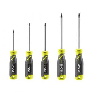 Ryobi Jeu de 5 tournevis magnétiques Torx - RHSDST5