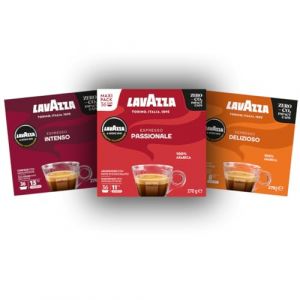 Lavazza Capsules de Caf&eacute; - A Modo Mio - Intensit&eacute; 8 &agrave; 13 - 108 Capsules